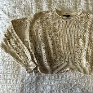 Forever 21 Knit Cream Sweater